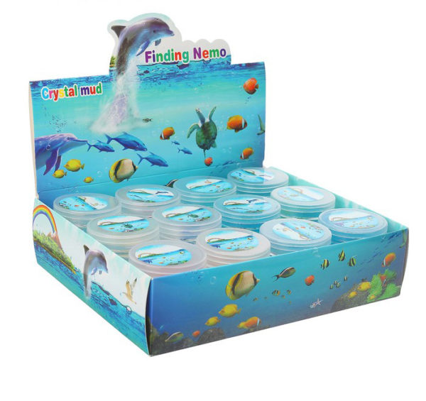 Лизун твердый «Подводный мир»  с игрушкой внутри под заказ из Китая