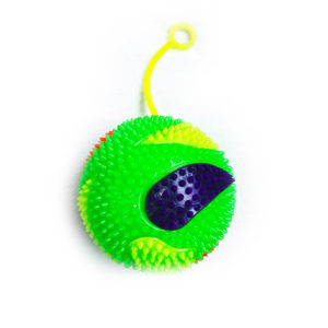Резиновая игрушка «Мяч» на веревке 7005-0061 оптом