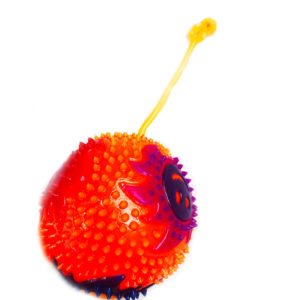 Резиновая игрушка «Мяч» на веревке 7005-0065 оптом