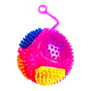 Резиновая игрушка «Мяч» на веревке 7005-0076 оптом
