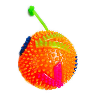Резиновая игрушка «Мяч» на веревке 7005-0077 оптом