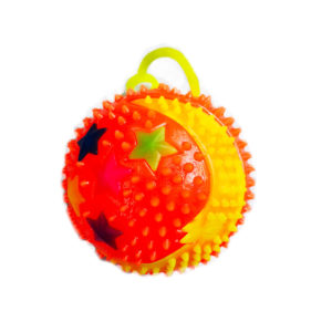 Резиновая игрушка «Мяч» на веревке 7005-0083 оптом