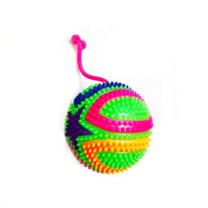 Резиновая игрушка «Мяч» на веревке 7005-0089 оптом